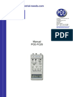 Manual Pce fc25