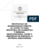 Protocolo de Bioseguridad Frente Al COVID-19 para Restaurante, Cafés y Empresas de Reparto o Entrega (Deliveries) 173