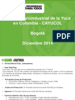 Cifras Sectoriales - 2014 Yuca