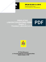 SPLN K3.001-3 2016 Peralatan Laboratorium Kimia Pembangkit - Bagian 1 Peralatan Laboratorium Air