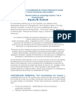 Sabia Usted Que La Contabilidad de Costos Tradicional Le Puede Llevar A Tomar Decisiones