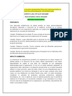 Distribucion de La Planta de Manufactura de Carcazas para La Transmision de Autos Pesados