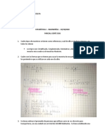 Parcial II ESTADÍSTICA I Ingenierias