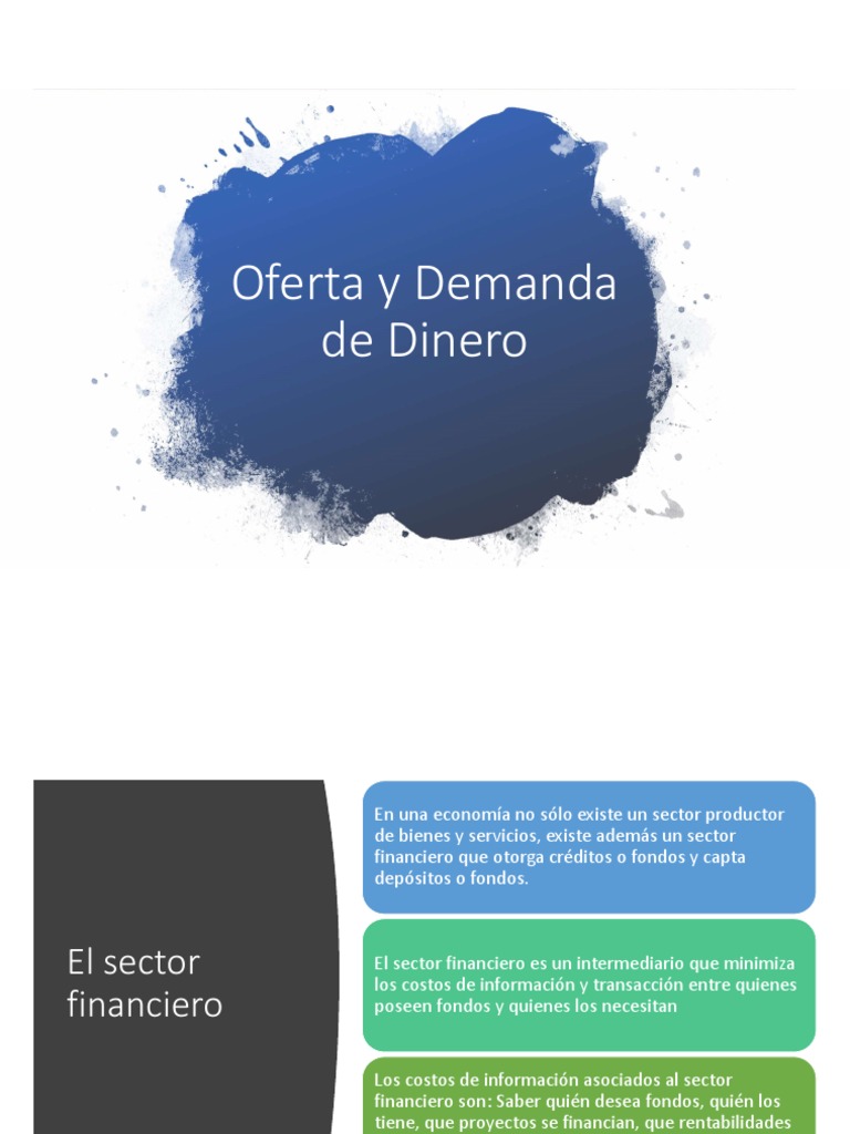 Oferta y Demanda de Dinero | PDF | Oferta de dinero | Dinero