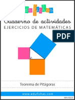 MA0020 Teorema Pitagoras Ejercicios Edufichas