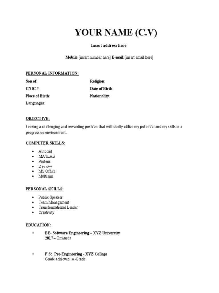 CV Address Format Guide | PDF | Career & Growth | Art