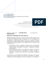 Comunicado Emisores Comprobantes Electrónicos PDF