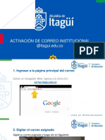 Instructivo Activación de Correo Itagui - Edu.co