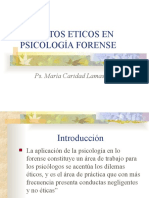 Ética en La Psicología Forense