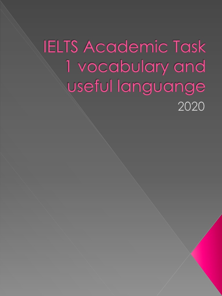 Task 1 Vocabulary and Useful Language PDF | PDF
