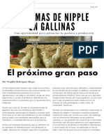 Sistemas de Nipple en Gallina - Una Oportunidad para Potenciar La Postura y Producción