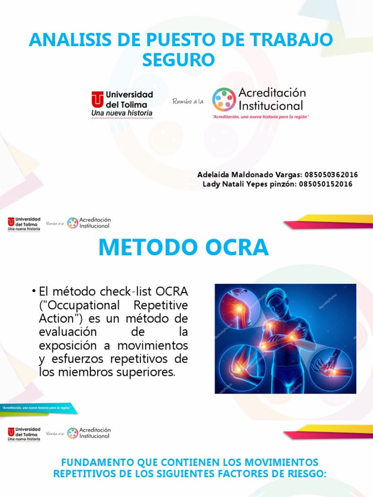 Presentación Metodo Ocra | PDF