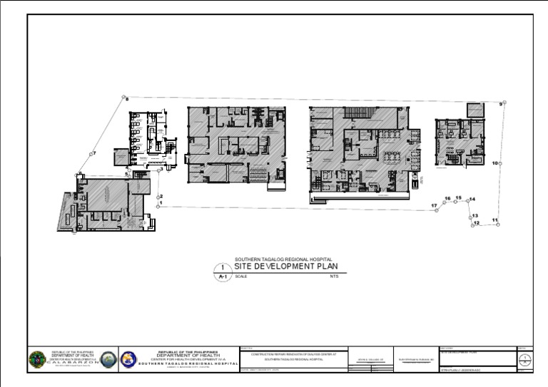 Southern Tagalog Regional Hospital Plan | PDF | Toilet | Radiology