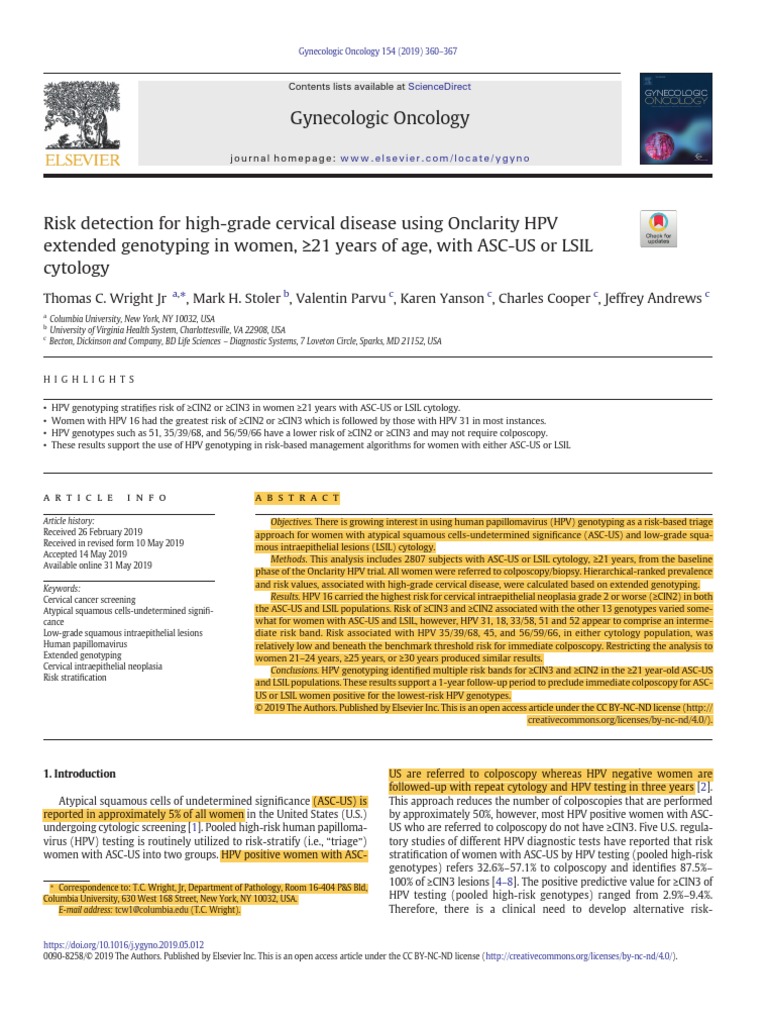 Gynecologic Oncology | PDF | Cervical Cancer | Medicine