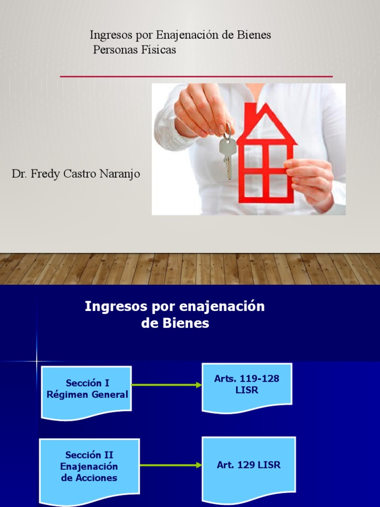 04 Ingresos Por Enajenacion de Bienes INMUEBLES PDF División (Matemáticas) Impuestos