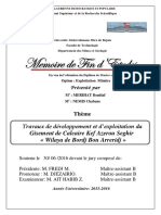 Travaux de développement et d’exploitation du Gisement de Calcaire Kef Azerou Seghir « Wilaya de Bordj Bou Arreridj ».pdf