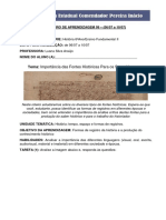 Roteiro História 6° Ano - 06 À 10 de Julho PDF