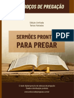 Esboços de Pregação - Sermões Prontos para Pregar PDF