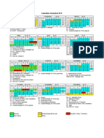 Calendário Semestral  CETEC 2011-1