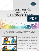 MODULO MISIÓN CARÁCTER Honestidad