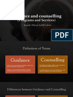 Guidance and Counselling PDF