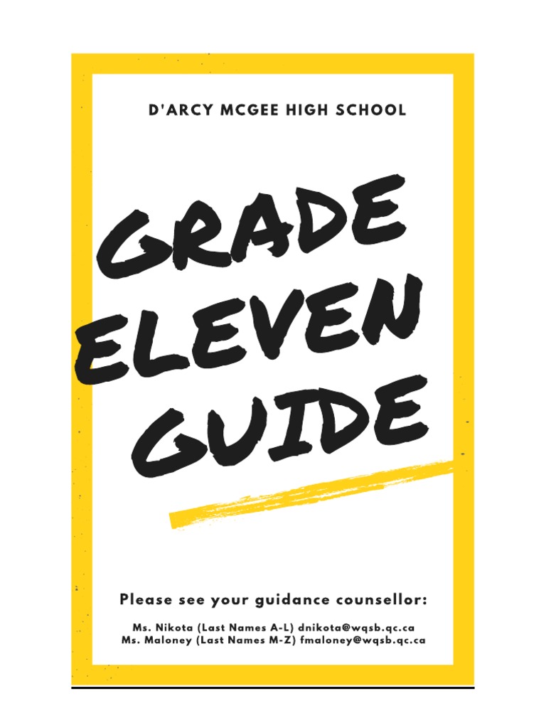 Electronic - Grade 11 Guide 2020-2021 Final | PDF | University And ...