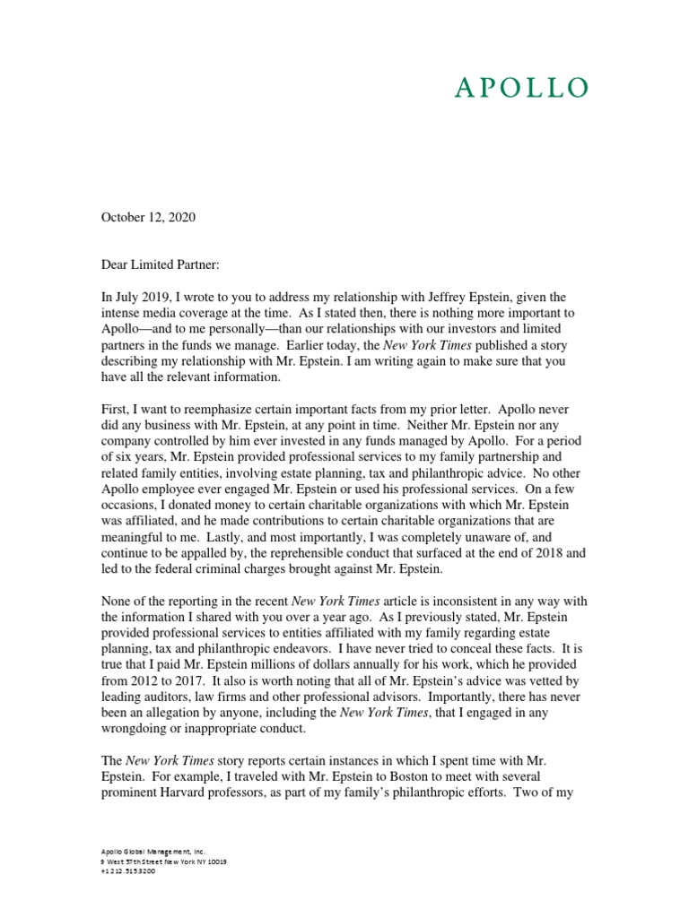 Investor Letter Politics Government
