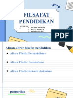 Aliran-Aliran Filsafat Pendidikan