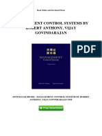 Download Management Control Systems PDF