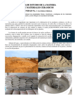 Guía de estudio de materiales cerámicos: Materias primas