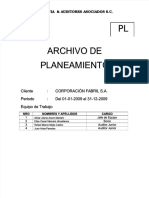 PDF Archivo de Planeamiento de Auditoria DL