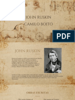 Juhn Ruskin y Camilo Boito