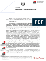Resolucion Viceministerial #000099-2020-Vmpcic/Mc: San Borja, 26 de Junio Del 2020
