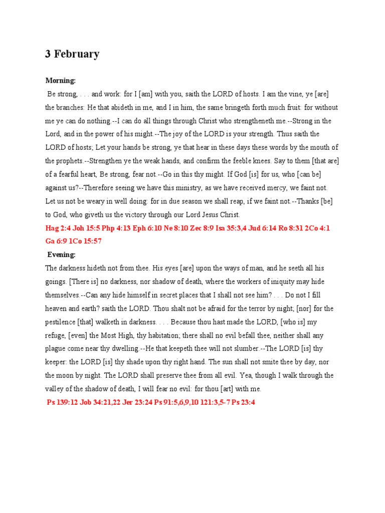 February 3: Strength in Scripture | PDF