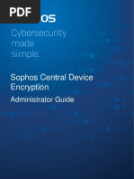 Sophos Central Device Encryption: Administrator Guide