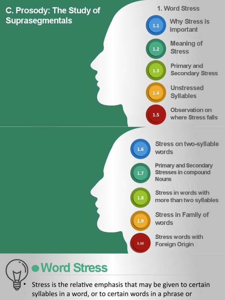 Report On Phonology, Stress and Suprasegmentals | PDF | Stress ...