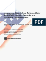 Of Drinking Water MG (OH) 2, Ments, and Matdrials: Wption Arsen To Sorre Zirconium Doped