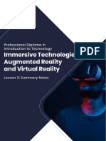 Immersive Technologies: Augmented Reality and Virtual Reality
