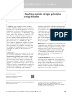 Computer-Based Teaching Module Design