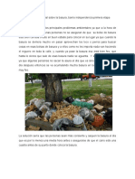 Problemática Social Sobre La Basura