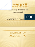 ABM - Nature, Functions and History of Accounting