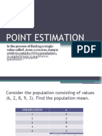 5 Point Estimation