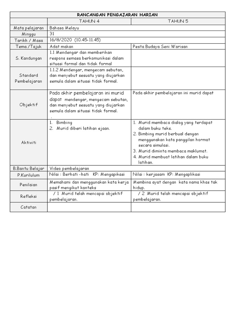 RPH BM 4 | PDF