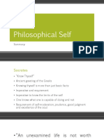 Philosophical - Self - Summary 2