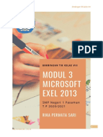 Modul 3 Microsoft Exel 2013