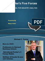 Porter's Five Forces Industry Analysis Model