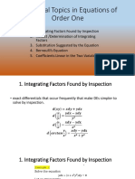 Additional Topics in Equations of Order One PDF