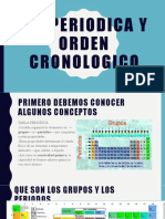 LEY PERIODICA Y ORDEN CRONOLOGICO