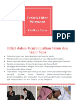 Praktik Etiket Pelayanan PDF