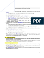 Fundamentals of Metal Casting Processes and Solidification